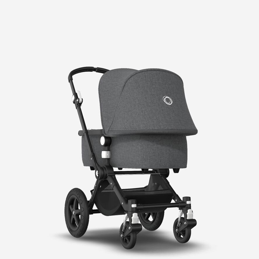 Duo Bugaboo Cameleon 3 Plus Negro Gris Melange Babydin